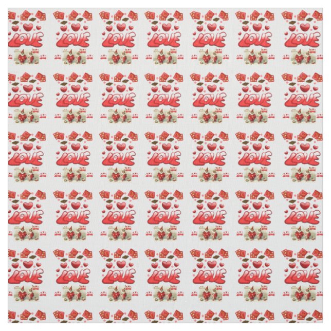 Valentine's Day Fabric (Swatch)