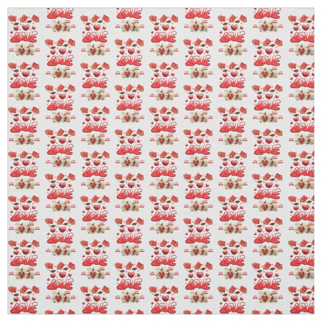 Valentine's Day Fabric (Swatch)