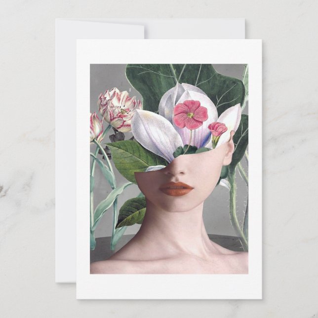 Valentines Day Face Classic Invitation (Front)