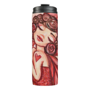 Valentine's Day Fairy Thermal Tumbler