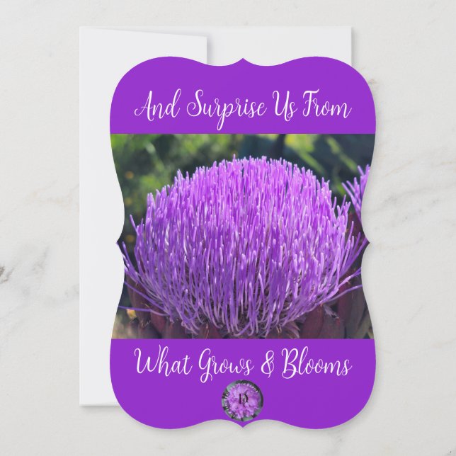 Valentines Day Flat Card (Back)