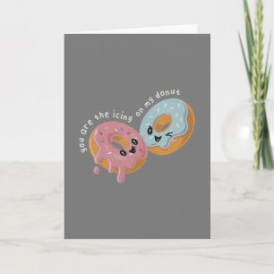Valentine's Day Food Pun: You are the Icing on My  Note Card