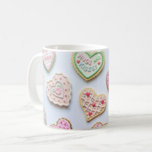 Valentine's Day Friends  Hearts Cookies Coffee Mug