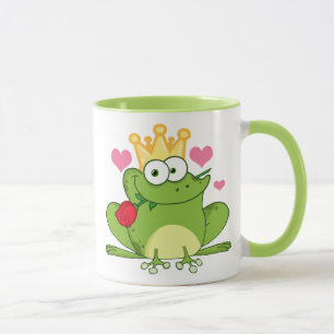 Valentine's Day Frog Kiss Mug