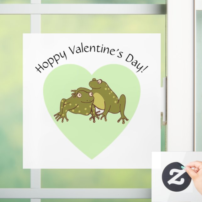 Valentines Day Funny Cute Hoppy Frogs In Love (Home)