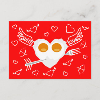 Valentine's day funny heart Custom Invitation