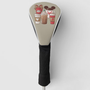 Valentine's Day Funny Latte Coffee Lover Golf Head Cover