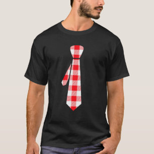 Valentines Day Funny Neck Tie Cute Heart Boys Men T-Shirt