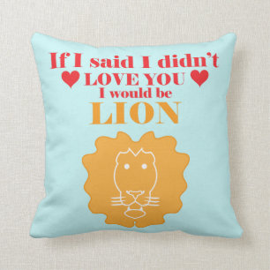 Valentine's day funny pillow gift animal