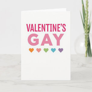 Valentines Day Gay Card