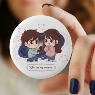 Valentine's Day Gift - Anniversary Cute Pin Button