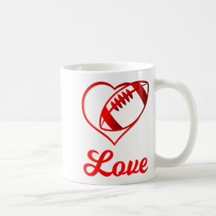Valentines Day Gift For Football Lovers  Coffee Mug