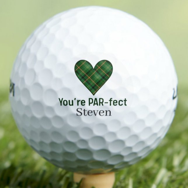 Valentine's Day Gift Husband, Heart PAR-fect Love Golf Balls (Creator Uploaded)