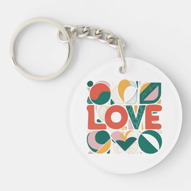Valentine's day gift, keychain gift, Keychain gift (Front)