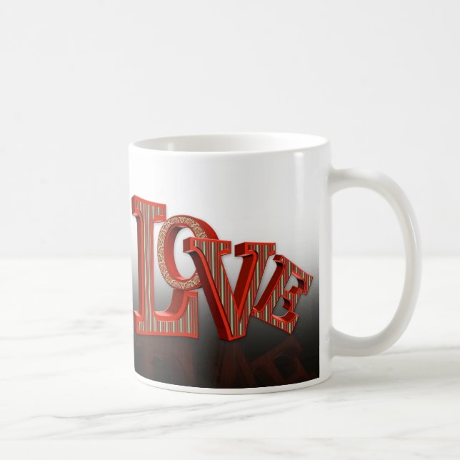 Valentine's day gift LOVE mug (Right)