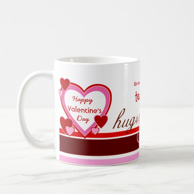 Valentine's Day Gift Mug for Teacher (Left)