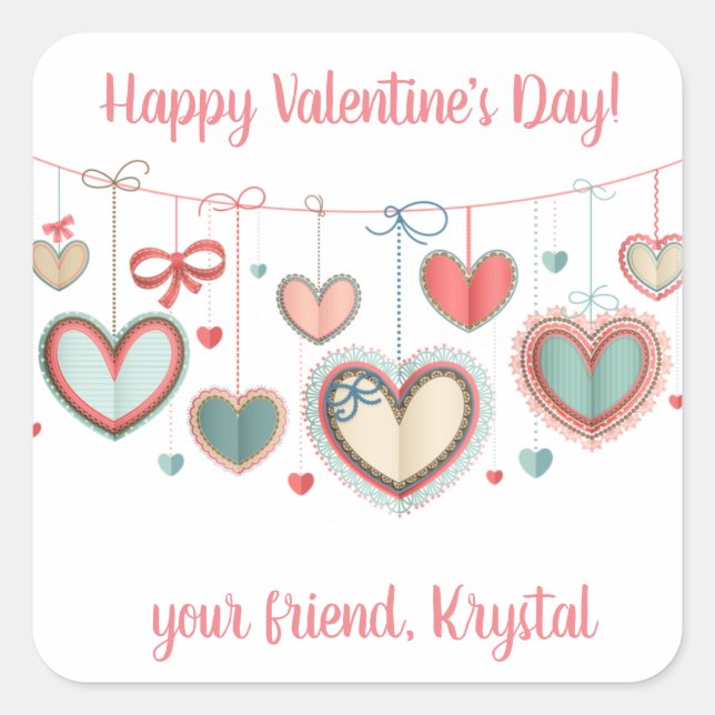 Valentine's Day Gift tag (Front)