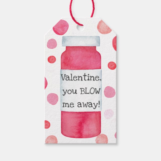 Valentine's Day Gift Tag for Bubbles (Front)