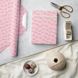 Valentine's Day, gift wrap, romantic wrapping pape Paper