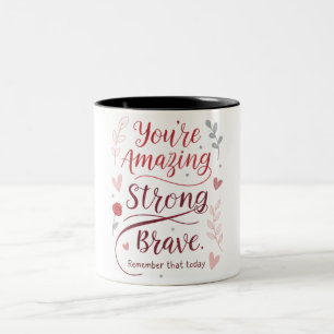 Valentine's Day Gift- You're Amazing  Two-Tone Coffee Mug