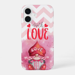 Valentines Day Gnome iPhone 16 Case