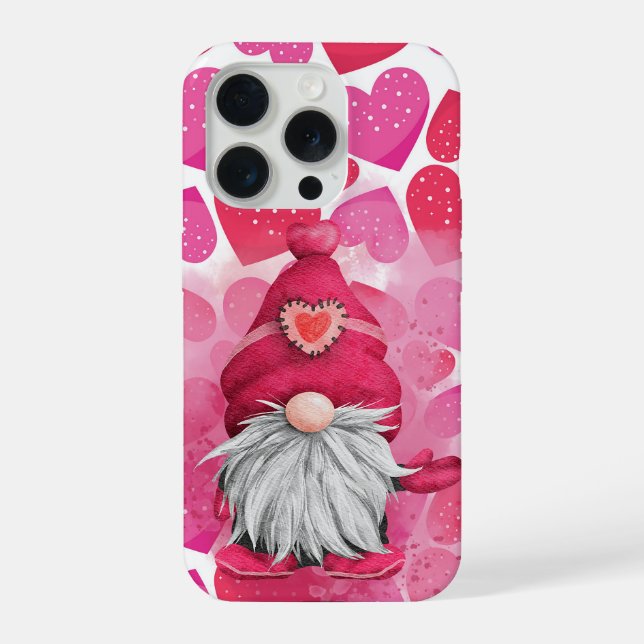 Valentines Day Gnome iPhone Case (Back)