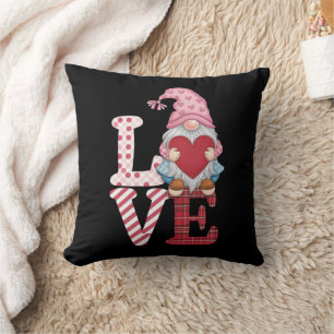 Valentines Day Gnome Love Couple Gifts for Her  Cushion