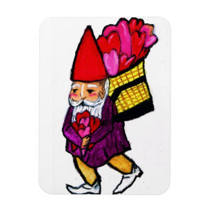 VALENTINES DAY GNOME magnet