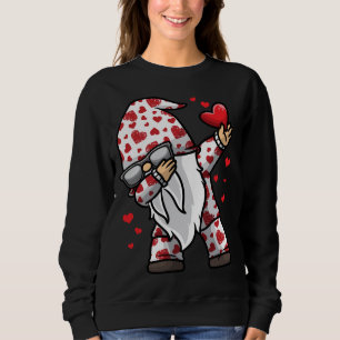 Valentines Day Gnomes Plaid And Hearts Love Gift Sweatshirt