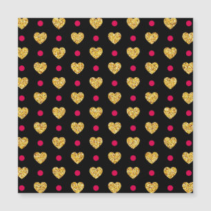 Valentine's Day Gold Hearts Pattern-23655