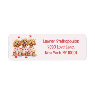 Valentines Day Goldendoodle Dogs