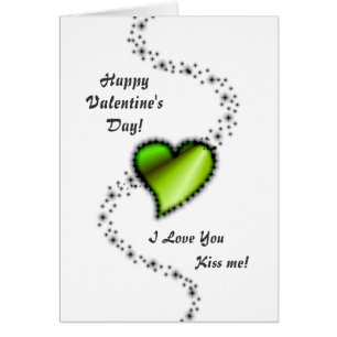 Valentine's Day - green Rainbow heart