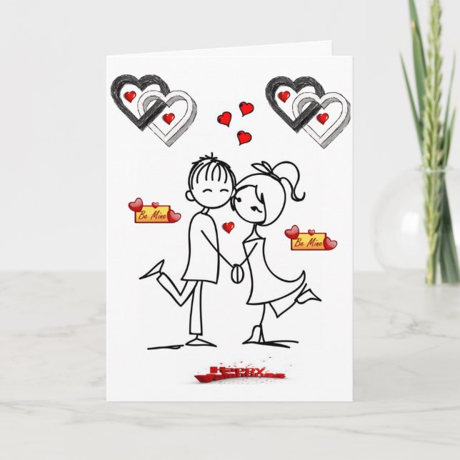 Valentine's Day Greeting Card (Front)
