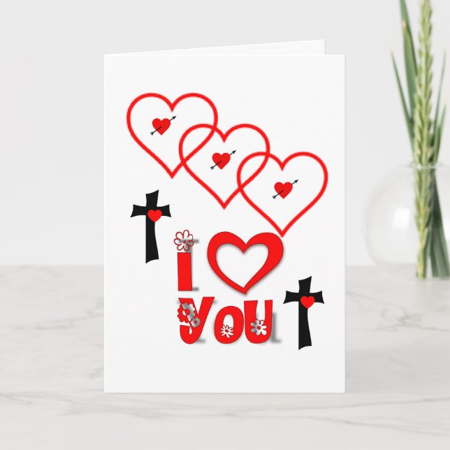 Valentine's Day Greeting Card (Front)