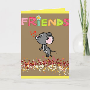 Valentine's Day Greeting Card Be Valentine Mouse 