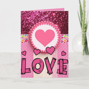 Valentine's Day Greeting Card Love