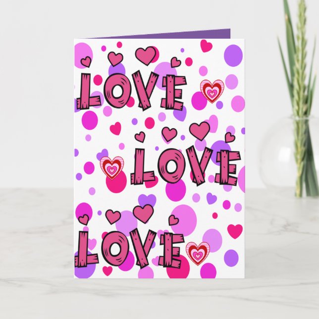 Valentine's Day Greeting Card Love (Front)