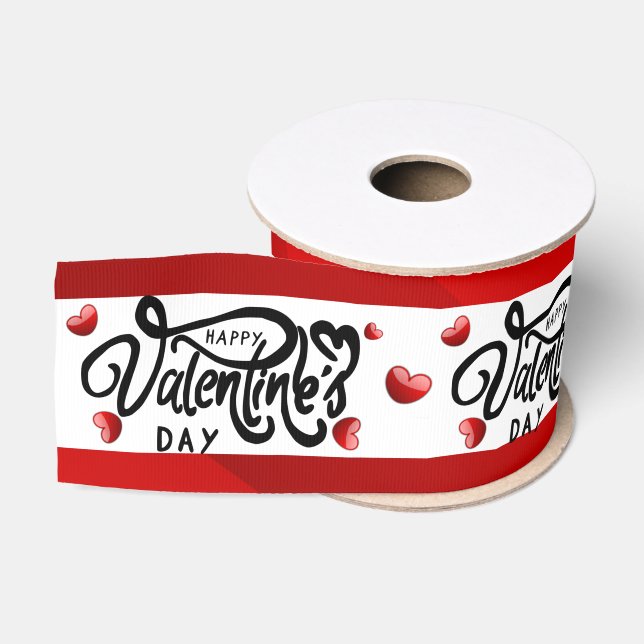 Valentine's day grosgrain ribbon (Spool)