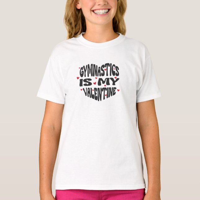 Valentine's Day Gymnastics T-shirt (Front)