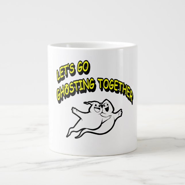 Valentine's Day Halloween Ghosting Speciality Mug (Front)