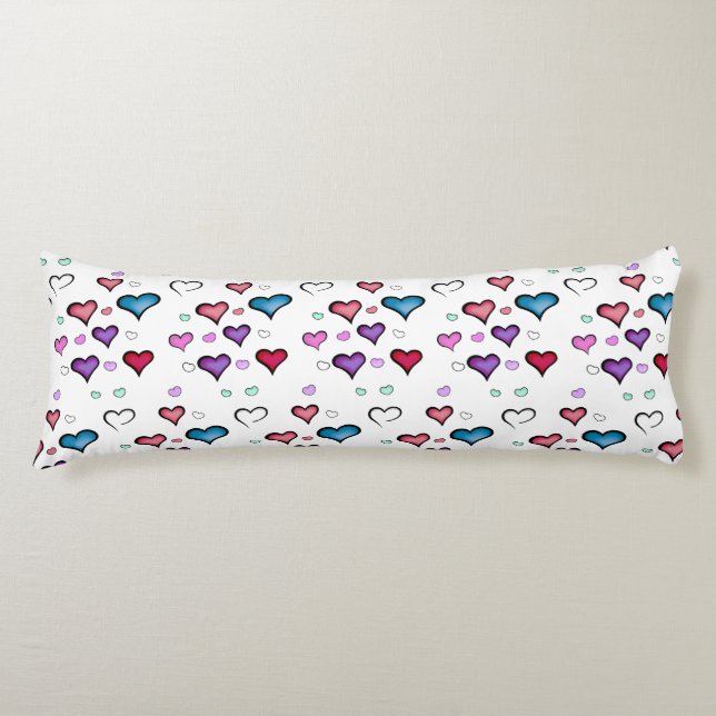 Valentine's Day heart   Body Pillow (Front)