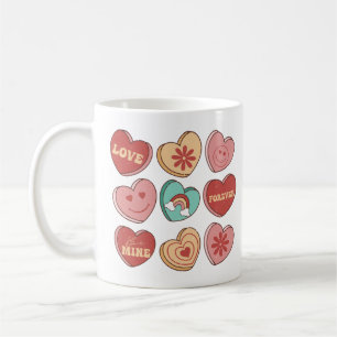 Valentine's Day Heart Candies Coffee Mug