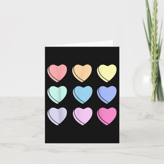 Valentines Day Heart  Card (Front)