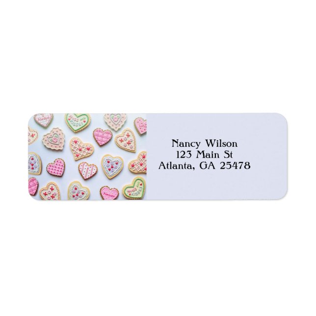 Valentine's day heart cookies (Front)