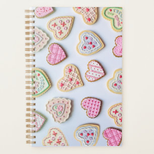 Valentine's day heart cookies     planner