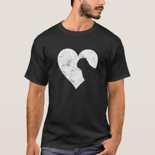 Valentine's Day Heart Cute Pug Dog Lover Dog Mum D T-Shirt