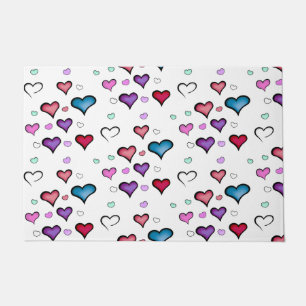 Valentine's Day heart Doormat