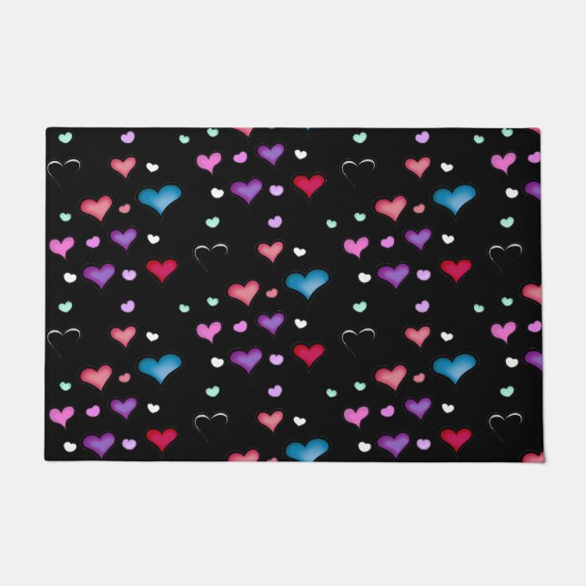 Valentine's Day heart  Doormat (Front)