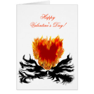 Valentine's Day - heart in flame