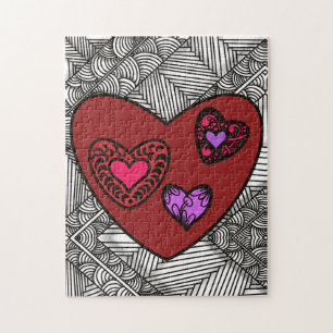 Valentine's Day Heart Jigsaw Puzzle